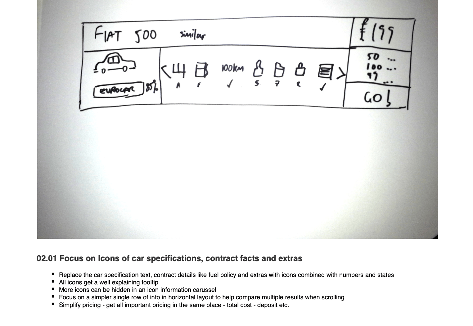 Screenshot from the documentation of the sketching session in Confluence